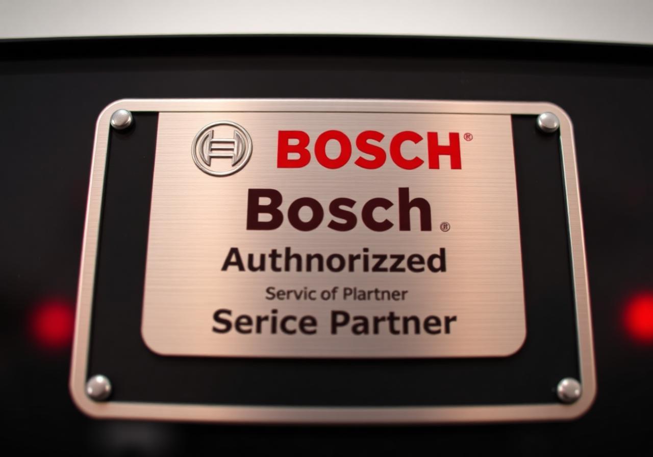 Bosch Service Partner Plakette